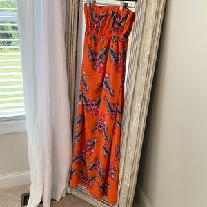 Tropical maxi dress